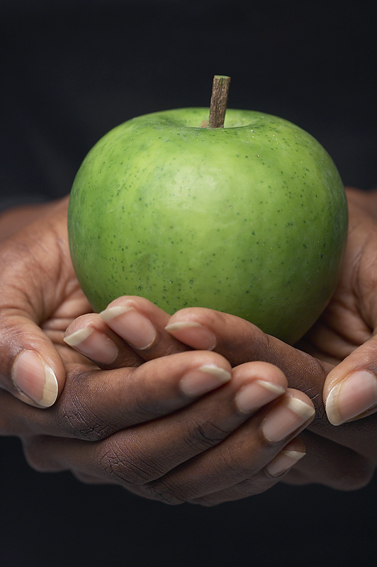 eat an apple first